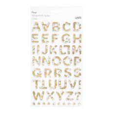 Uniti Floral Alpha Stickers