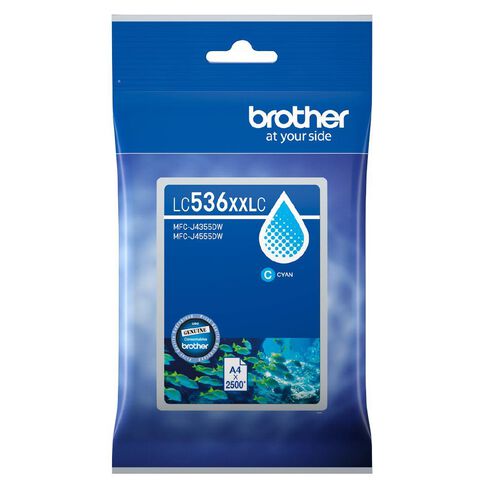 Brother LC536XXL 2500 Pages Cyan