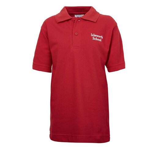 Schooltex Isleworth Short Sleeve Polo with Screenprint