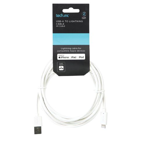 Tech.Inc USB-A to Lightning Cable - 3m