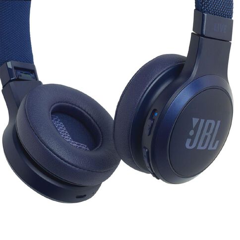 JBL Live 400BT On-Ear Wireless Headphones Blue Mid