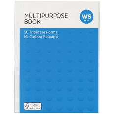 WS Multibook Triplicate Ncr 50 Forms White A5