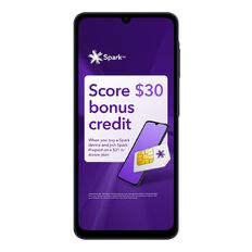 Samsung Galaxy A07 4G with Spark and Skinny SIM Black