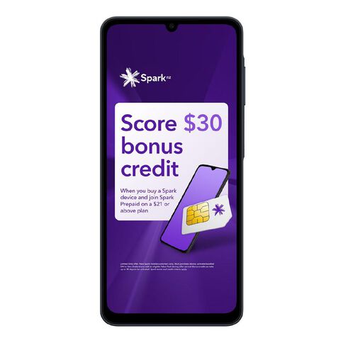 Samsung Galaxy A07 4G with Spark and Skinny SIM Black