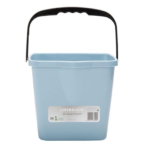 Living & Co Square Bucket Assorted 12L