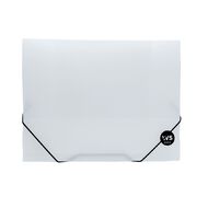 WS Document Wallet PP Elastic Closure Clear A4