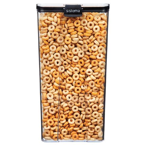 Sistema Ultra Tritan Canister Square Black 4L