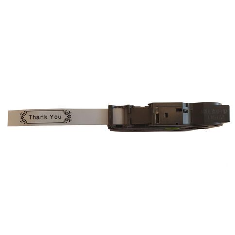 Brother TZEMQ531 Label Tape Black on Pastel Blue 12mm x 4m