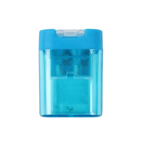 WS Pencil Sharpener 2 Hole Barrel Plastic