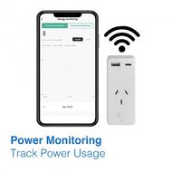 Laser Smart Wi-Fi Plug with Dual USB and Power Monitor