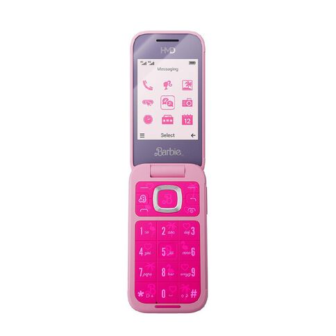 HMD Barbie Phone 4G with Skinny Sim Pink