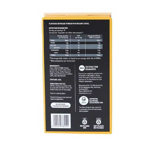 Market Kitchen Caramel Latte Sachets 10 Pack