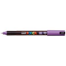 Uni Posca Marker 0.7mm Ultra-Fine Pin Tip Purple Mid