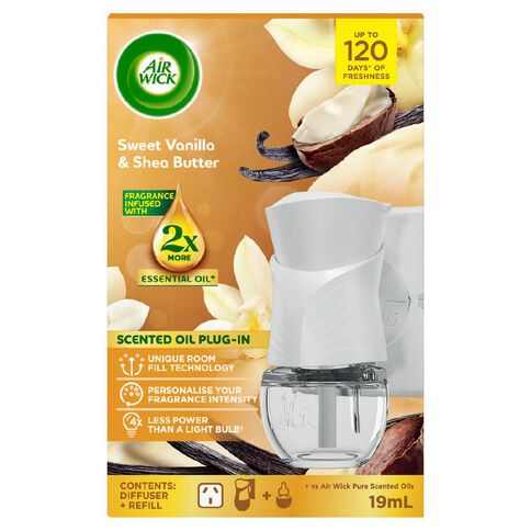 Air Wick Sweet Vanilla & Shea Butter Plug-in Triple Refill 3 Pack