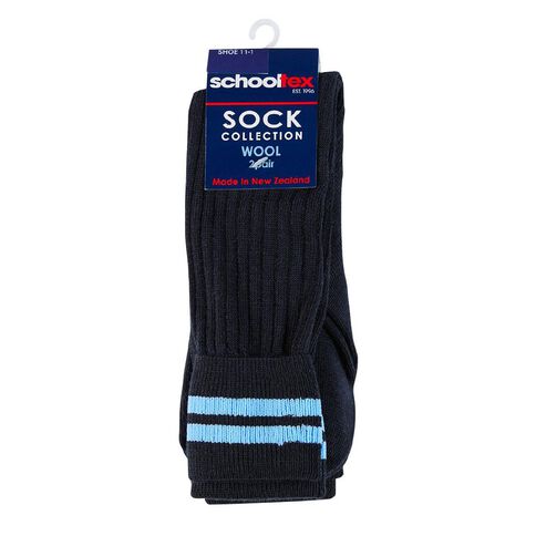 Schooltex Striped School Socks 2 Pack