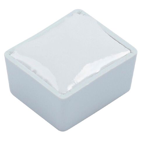 BLOCKX Watercolour Half Pan S1 186 Titanium White White