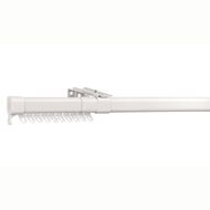 Living & Co Extendable Hand Drawn Curtain Track White