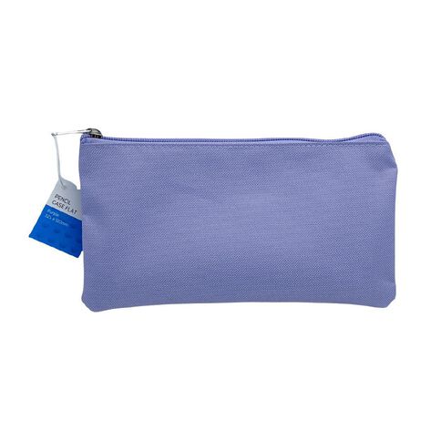 WS Colour Pop Flat Pencil Case Purple Mid