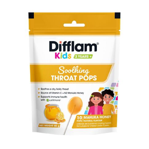 Difflam Soothing Kids Pop Honey