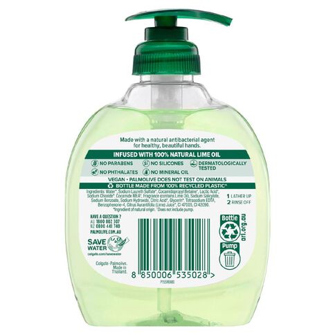 Palmolive Antibacterial Lime Liquid Hand Wash Pump 250ml