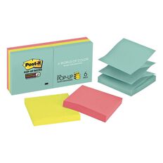 Post-It Super Sticky Pop-Up Notes Miami Collection 6Pads/Pack