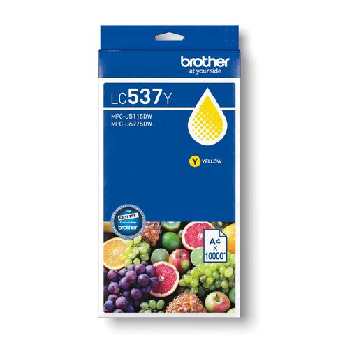 Brother LC537 Ink Yellow 10000 Pages