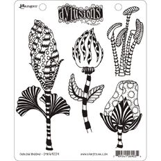 Ranger Dylusions Stamp Glorious Blooms