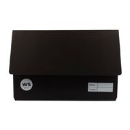 WS Manilla Document Wallet Black Foolscap