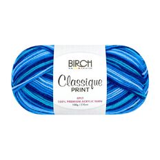 Birch Classique Yarn Prints 100% Premium Acrylic 100G 8Ply Blue