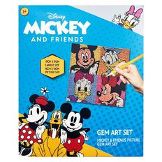 Mickey Mouse Kids Gem Art - 4 Friends