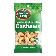 Mother Earth Lightly Salted Cashews 50g