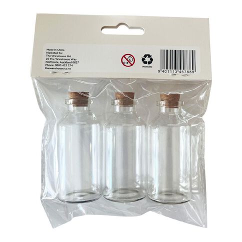 Uniti Mini Craft Jar 30ml Clear 3 Pack
