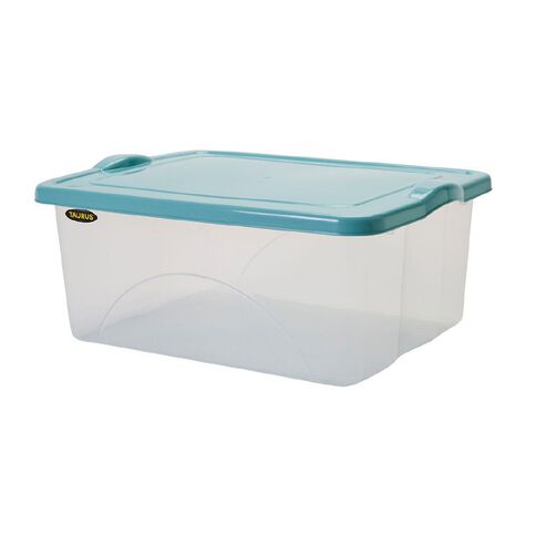 Taurus Clear View Storage Organiser with Lid Assorted 20L