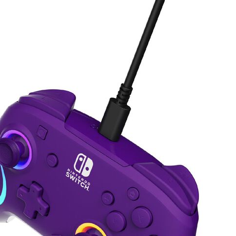 PDP Afterglow Wave Wireless Plus Nintendo Switch Controller Purple
