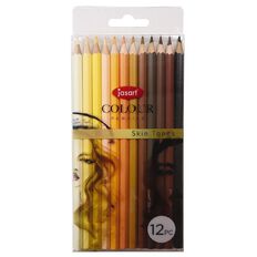 Jasart Studio Coloured Pencils Skin Tones 12 Pack