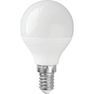Edapt LED E14 Fancy Round Light Bulb 5.5W Warm White 2 Pack