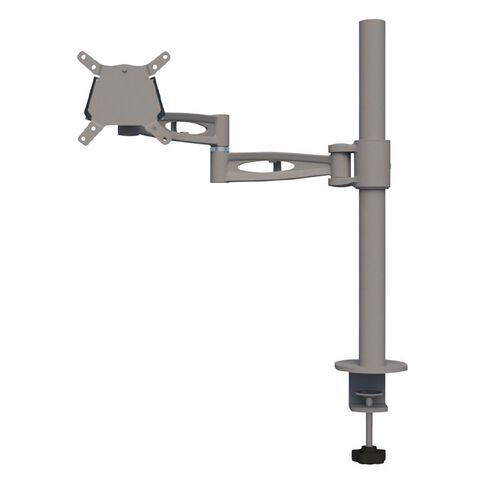 Accent Quick Ship Single Monitor Arm Silver