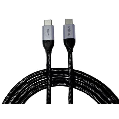 Tech.Inc 100W USB C Cable 1m Black