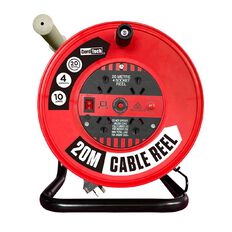 CordTech HD Cable Reel 20M with 4 Outlets