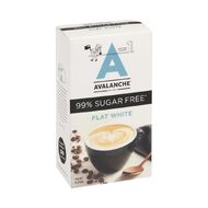 Avalanche 99% Sugar Free Flat White 10 Pack