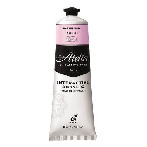 Atelier S1 Acrylic Paint Pastel Pink 80ml