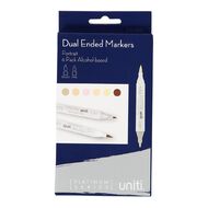 Uniti Dual Ended Markers Portrait 6 Pack