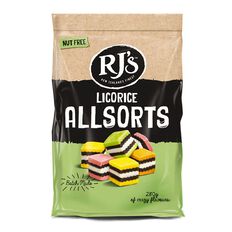 RJ's Licorice Allsorts 280g