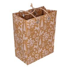 Wonderland Kraft Gift Bag Assorted Small