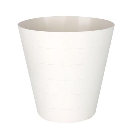 Living & Co Waste Paper Bin White 13L