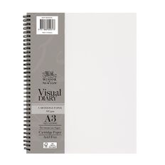 Winsor & Newton Visual Diary 110GSM A3 Clear Cover 60 Sheets