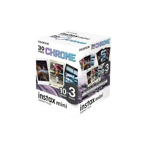 Fujifilm Instax Mini Film 30 Pack Chrome