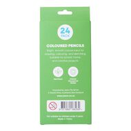 Jasart Coloured Pencils Multi-Coloured 24 Pack