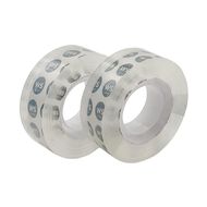 WS Office Tape 18mm x 33m Clear 2 Pack