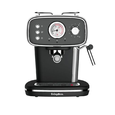Living & Co Espresso Coffee Machine Black